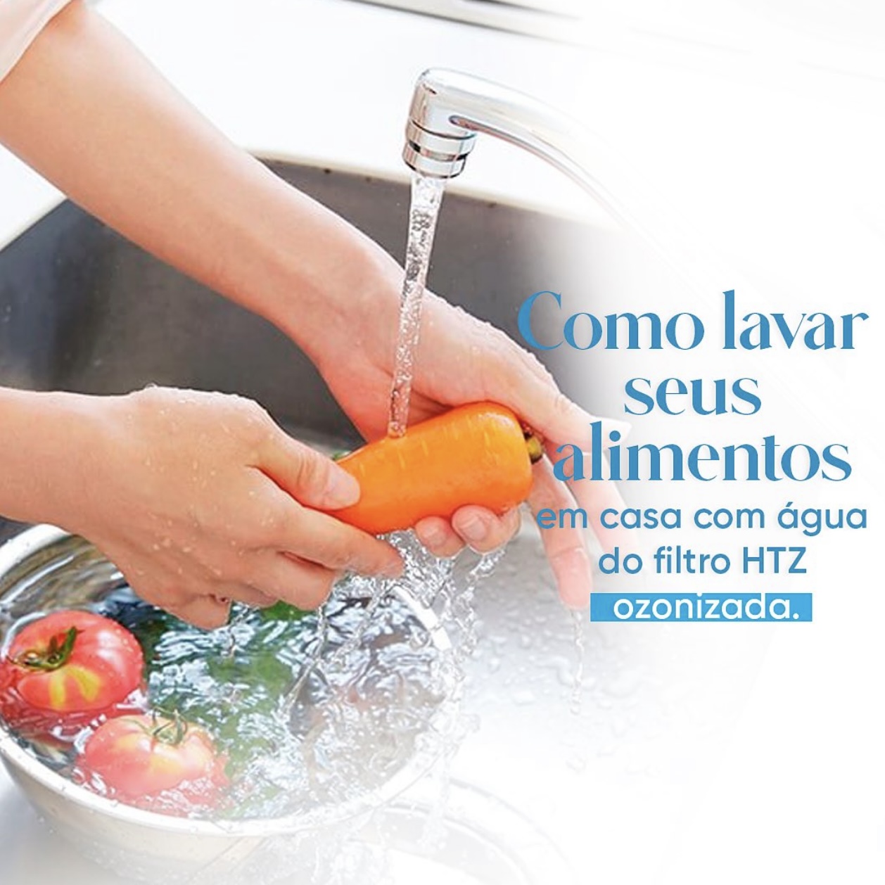 Leia mais sobre o artigo Como lavar seus alimentos em casa com água do filtro HTZ ozonizada.